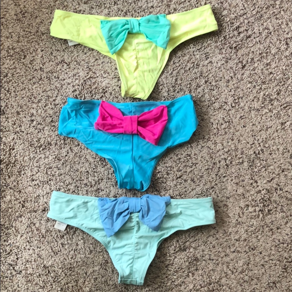 Cheeky bow swim bottoms